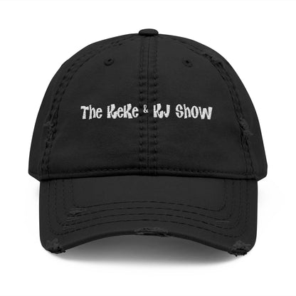 Embroidered Distressed Dad Hat