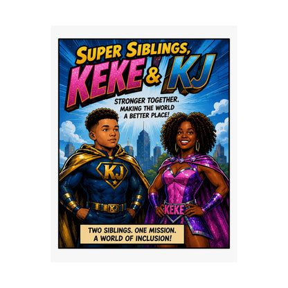 Super Siblings Vertical Posters