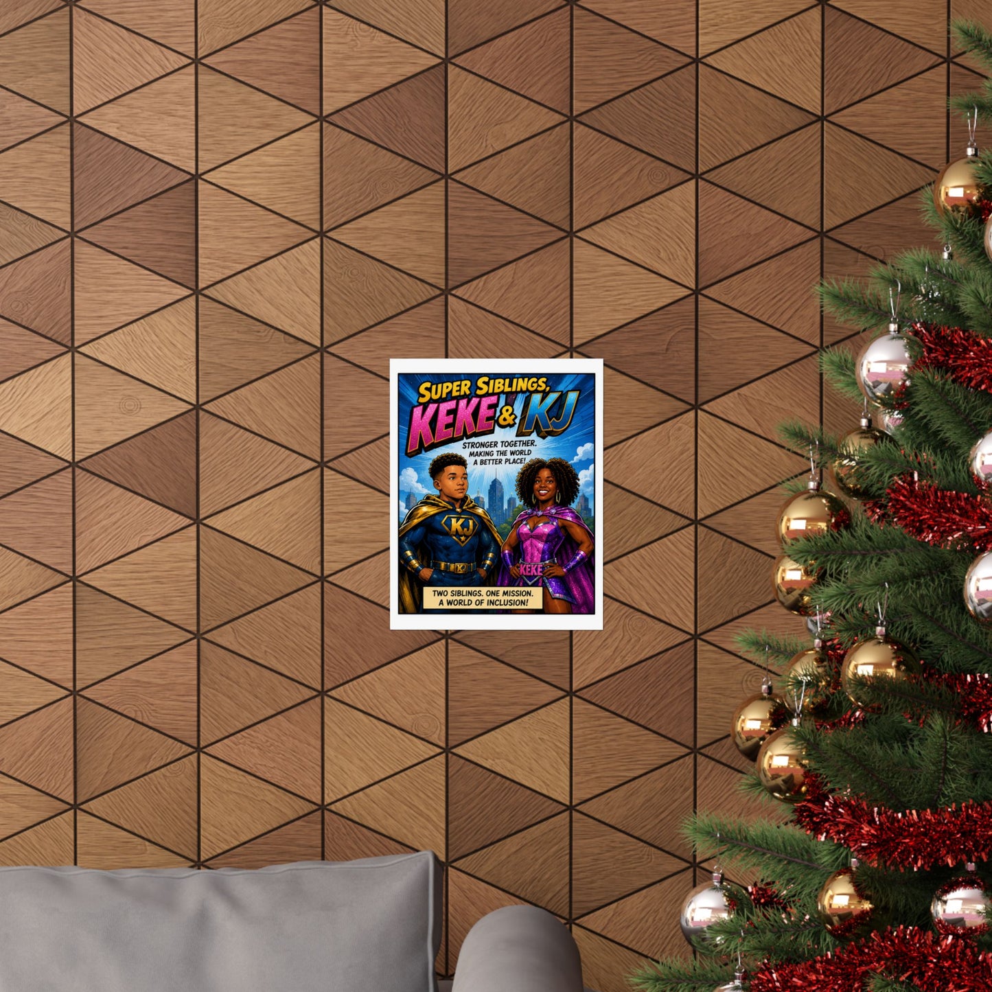 Super Siblings Vertical Posters
