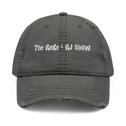 Embroidered Distressed Dad Hat