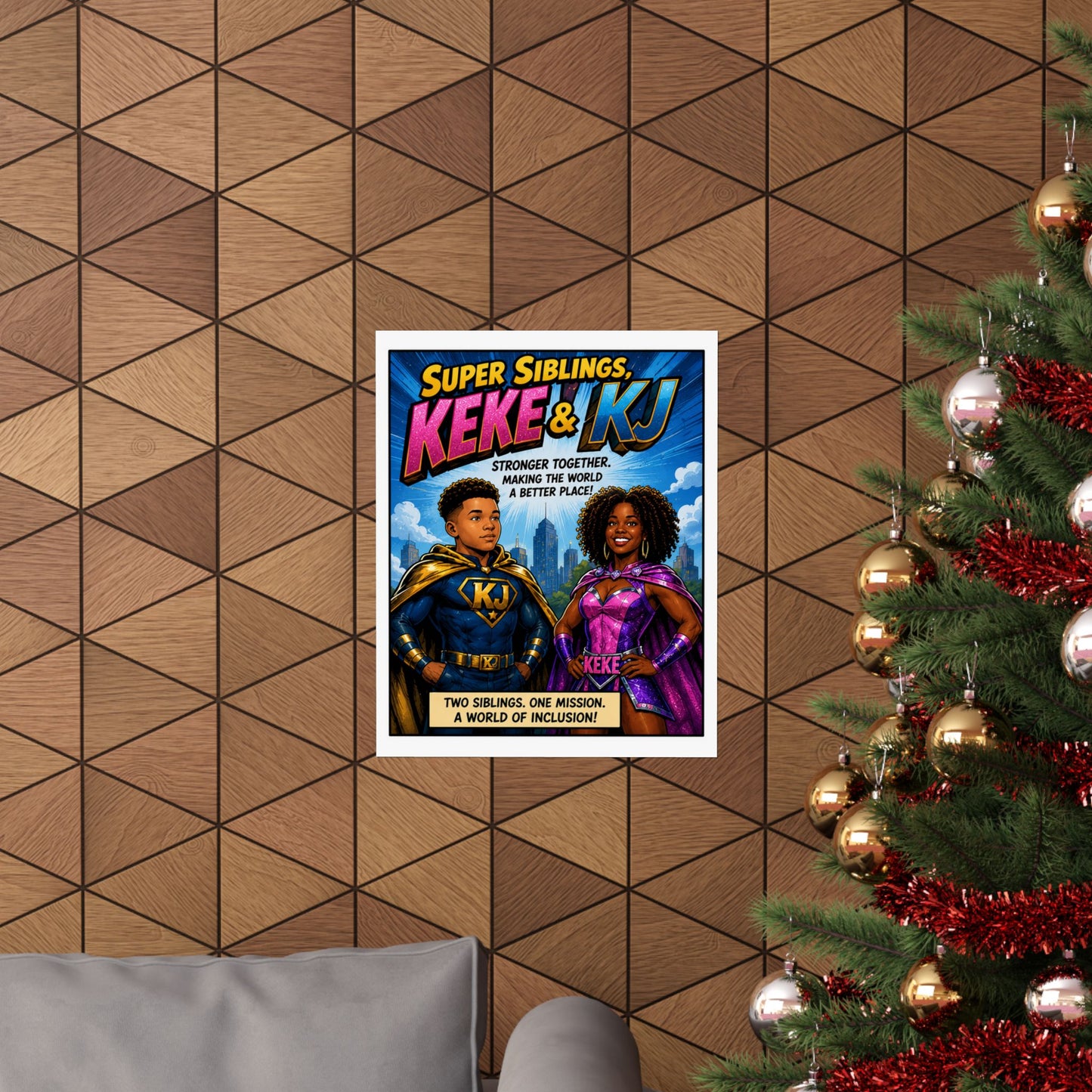 Super Siblings Vertical Posters