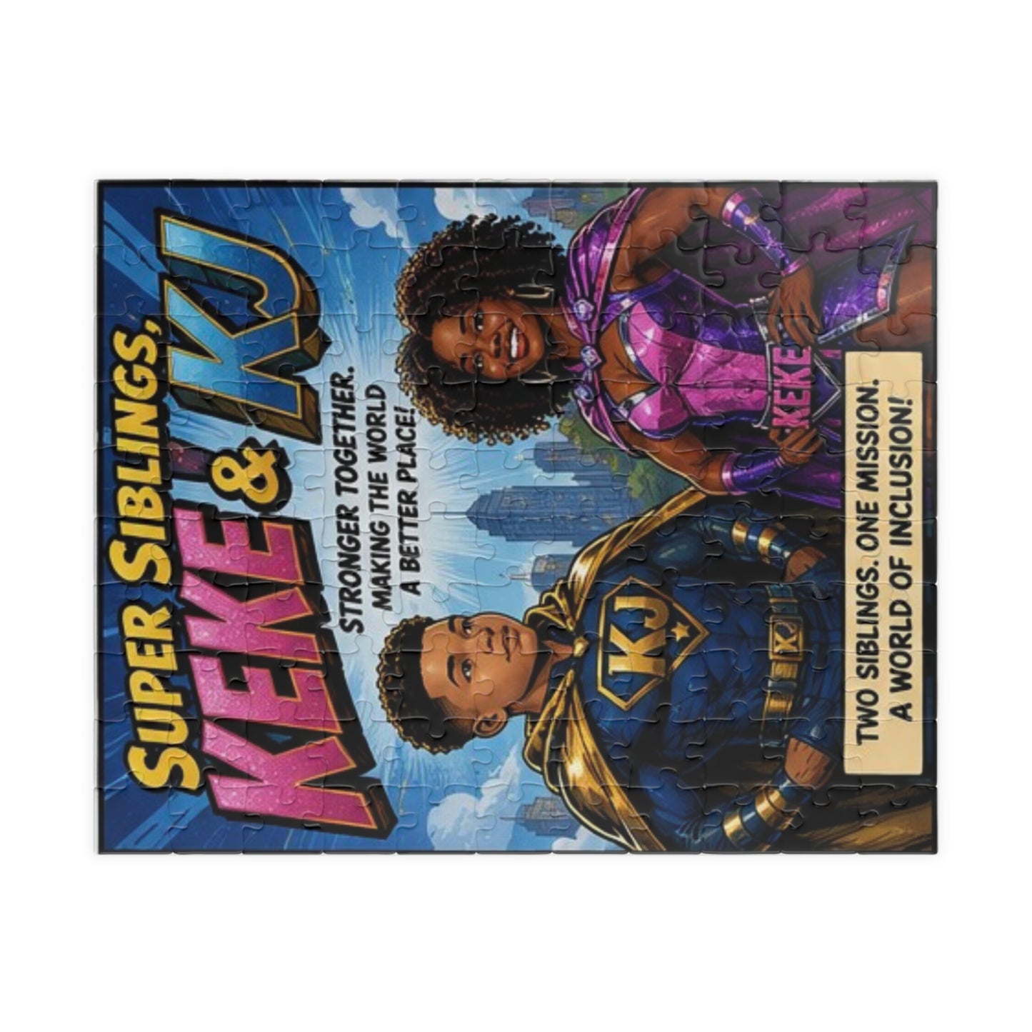 Super Siblings Keke & Kj Puzzle (110 pieces)