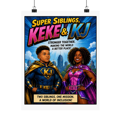 Super Siblings Vertical Posters