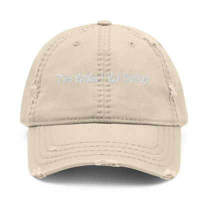 Embroidered Distressed Dad Hat